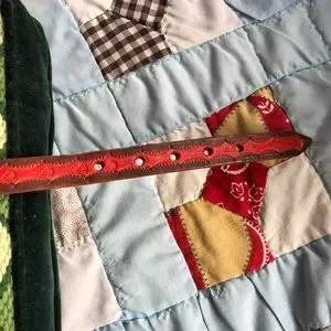 Smurfs | Accessories | Red Smurf Leather Belt | Poshmark display picture 1